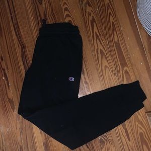 Champion Black Sweats